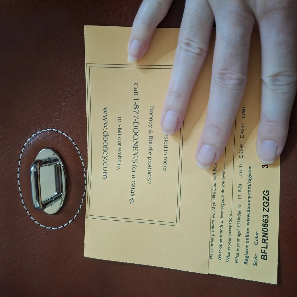 SOLD DO Not BUY NEW Dooney & Bourke Florentine Toscana Brown Leather Handbag - Picture 5 of 7